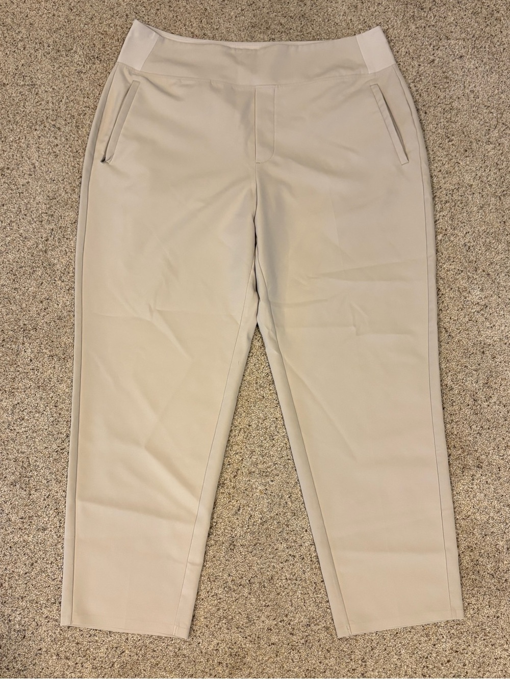 Athleta Endless High Rise Pant in Light Beige